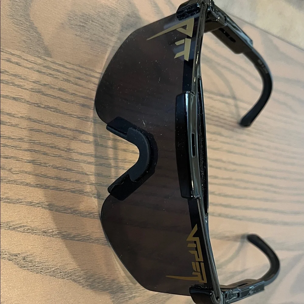 Pit Viper Black and Gold Kids Sunglasses